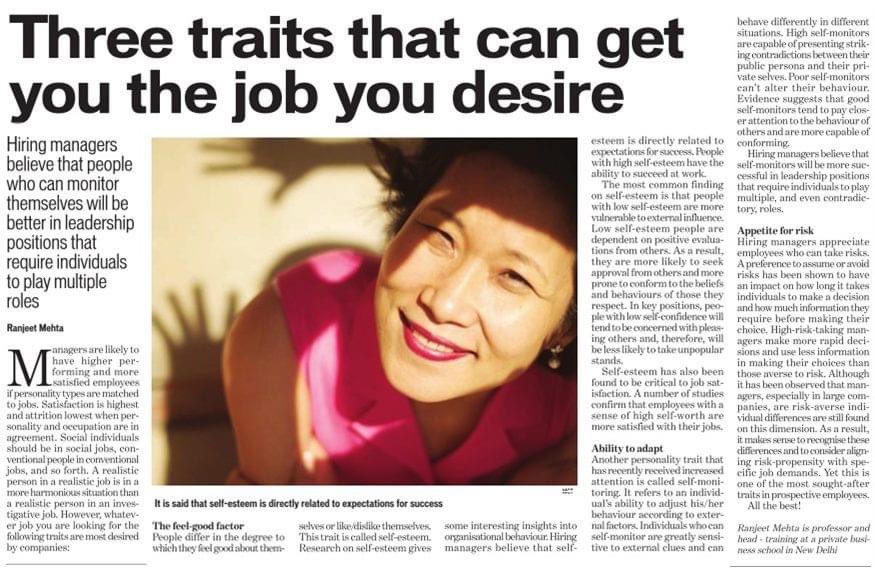 ranjeetmehta's tweet image. Traits necessary for your dream job #Jobs #interview #howtofaceinterview #jobinterview