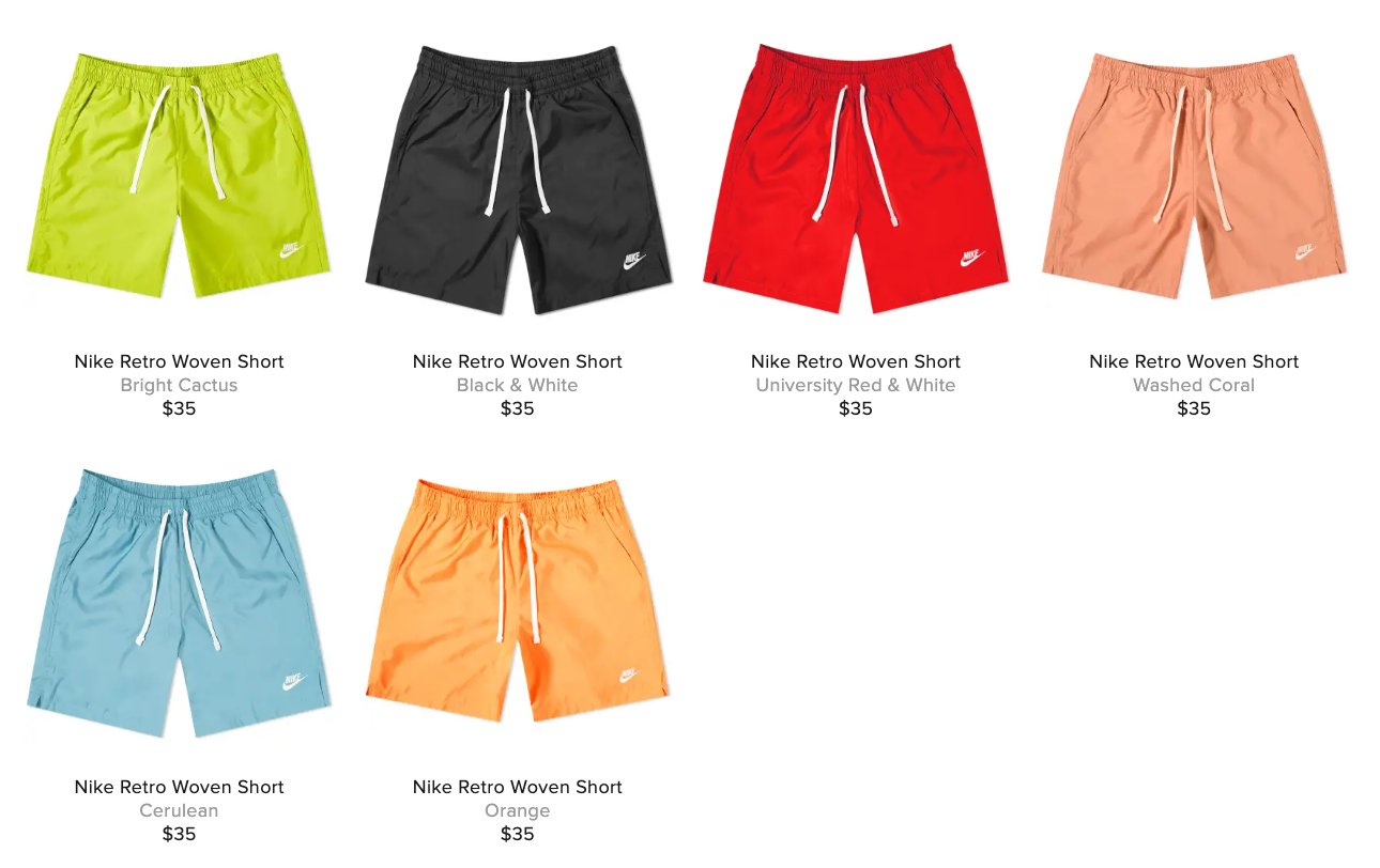 nike woven shorts orange trance