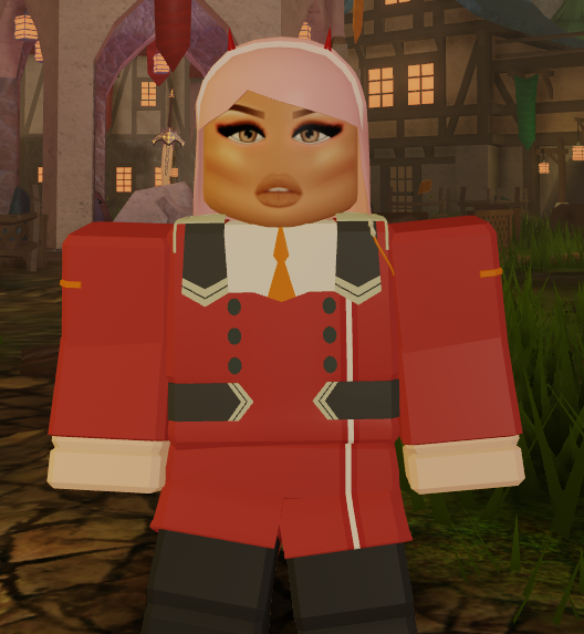 Vcaffy On Twitter Okay Okay Okay I Hear Your Complaints About The Zero Two Face I Ll Give Her A Better Face Decal Here You Go - roblox dungeon quest twitter