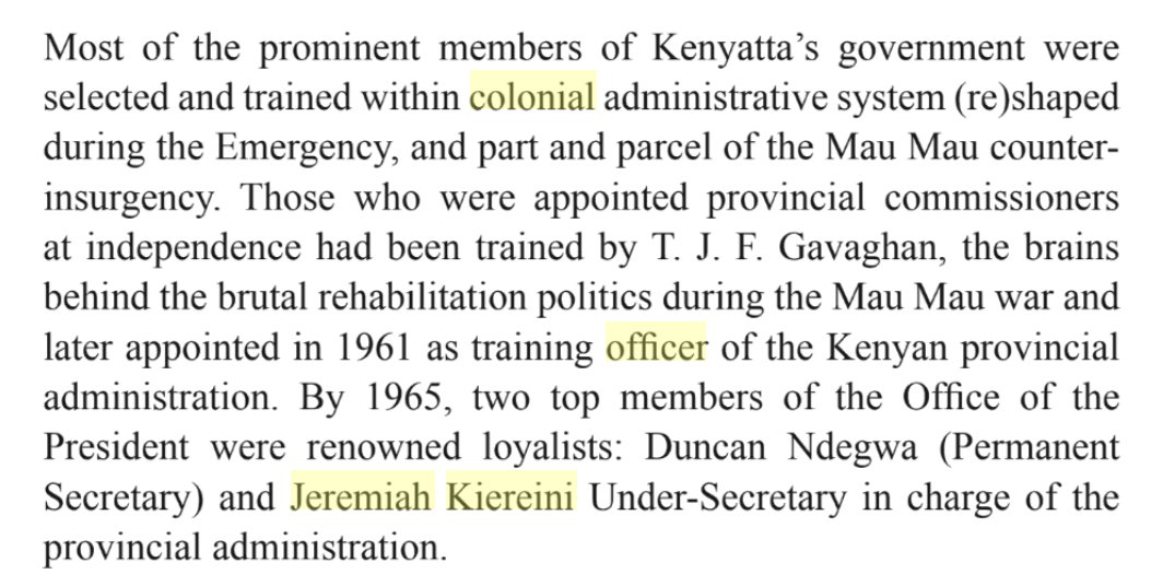 3/Along with J Cowan, commissioner of prisons, Gavaghan, who was DO in charge of Rehabilitation at Mwea camp, perpetrated so much brutality that he was moved and placed in charge of training the colonial administration in 1961.