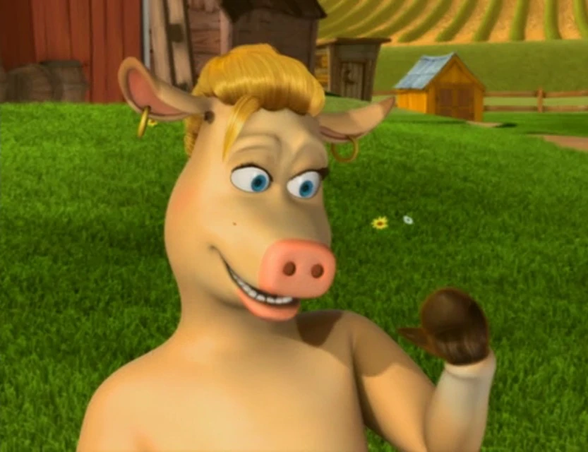 That one cow from Back At The Barnyard??? 