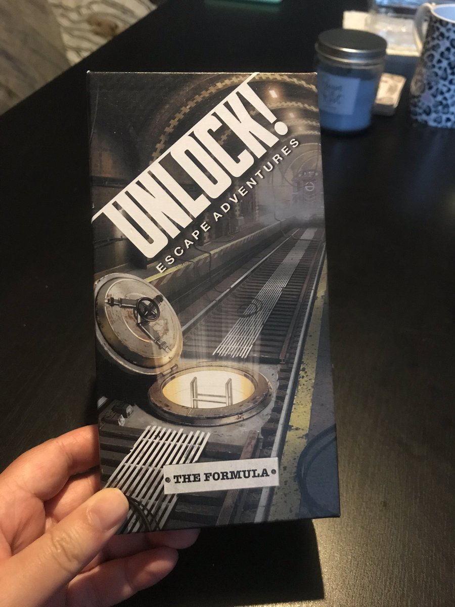 TokenGaymer's tweet photo. Just beat #UnlockTheFormula! Got 3 out of 5 stars. Not bad for my friends first try! #gamenight #UnlockGame #escaperoom https://t.co/FjfGjp1FqT