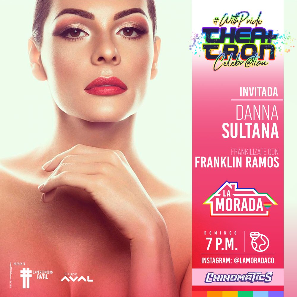 LaMoradaCO's tweet photo. Franklizate con @franklinramostoscano en #LaMorada 💜 Tendremos una invitada muy especial desde las 8:00 pm 🌈 Conéctate con Danna Sultana

https://t.co/f5a5fczBiD
#ExperienciasAval @BancosAval @theatronbogota https://t.co/Z5SikFmaFD