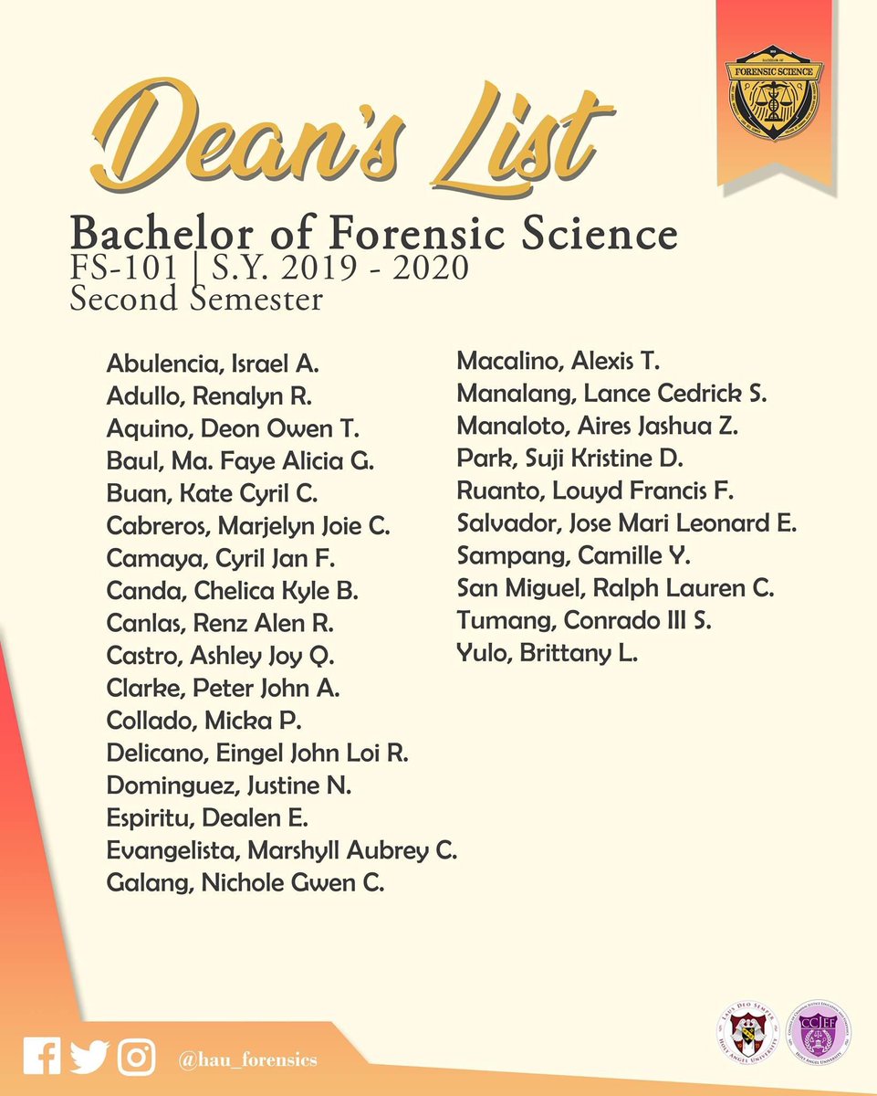 HAU Bachelor of Forensic Science tweet media