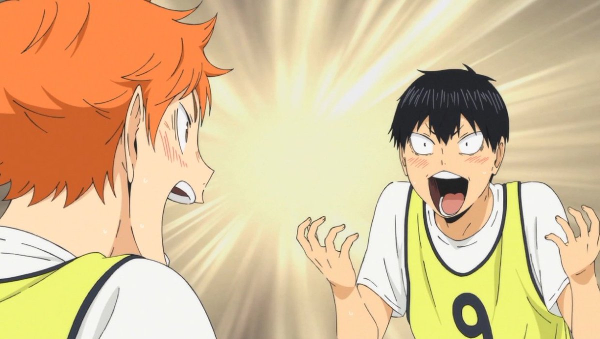 No more kagehina supporting each other as a team 24/7, no more Hinata saying "toss it to me", no more Hinata and Kageyama doing stupid things together because they are already separated
