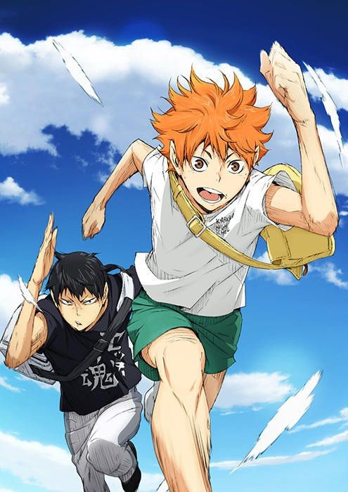 No more Hinata and Kageyama jogging together because they are with different teammates now