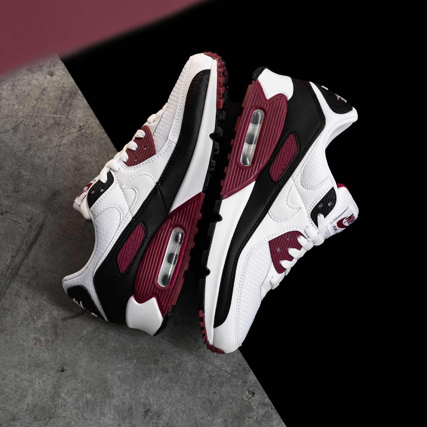 maroon and grey air max