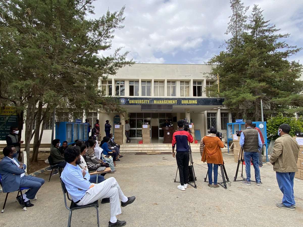 These will be provided to top performing students (50% are women)! We are also set next week to start video production of different subjects to be broadcasted (TV, Online) in English for grade 9 to grade 12 students through our #Ethiopia! #COVID19Ethiopia <a href="/MekUniETH/">Mekelle University</a> <a href="/momonafm96/">Momonafm96.4</a>