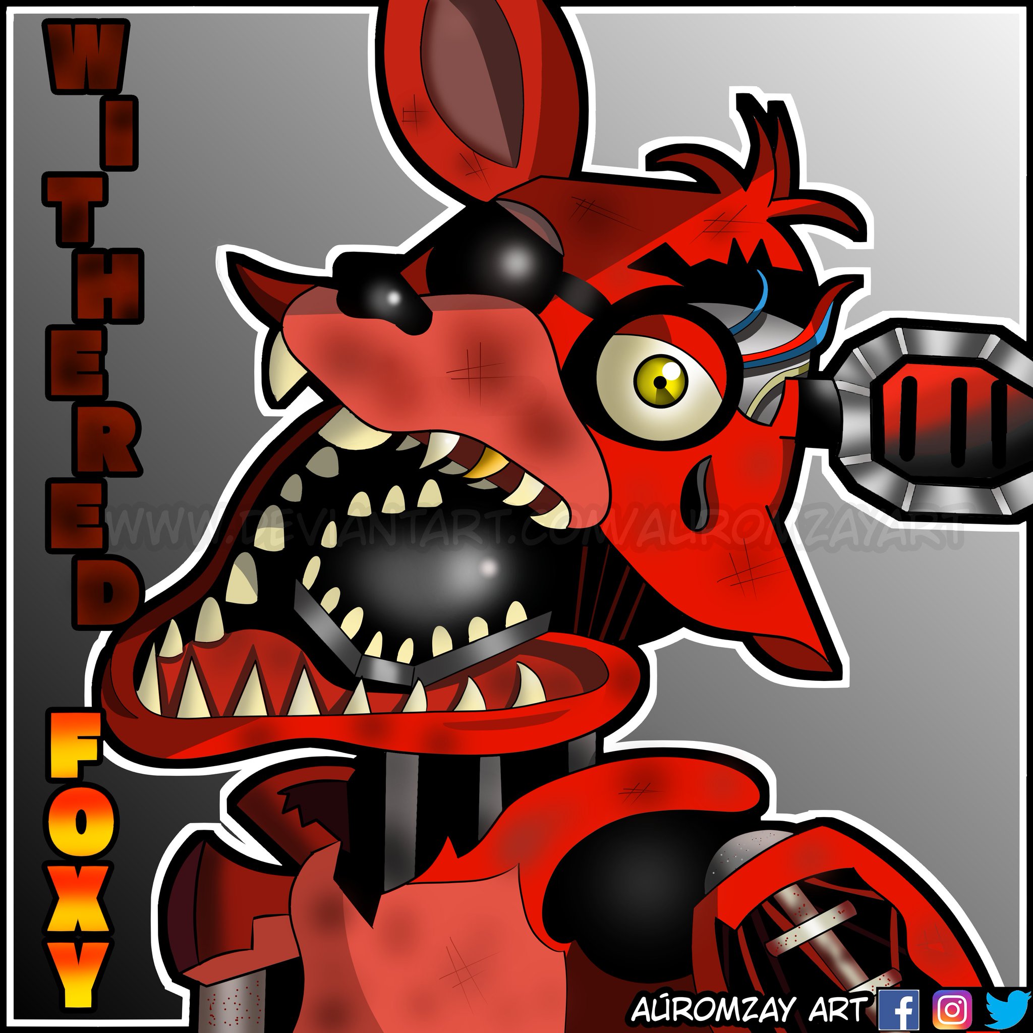 🫐Pazz Arts🫐 on X: What a cool lad here #FNAF #Fnaf2 #witheredfoxy #Foxy  #FoxythePirateFox #FiveNightsAtFreddys  / X