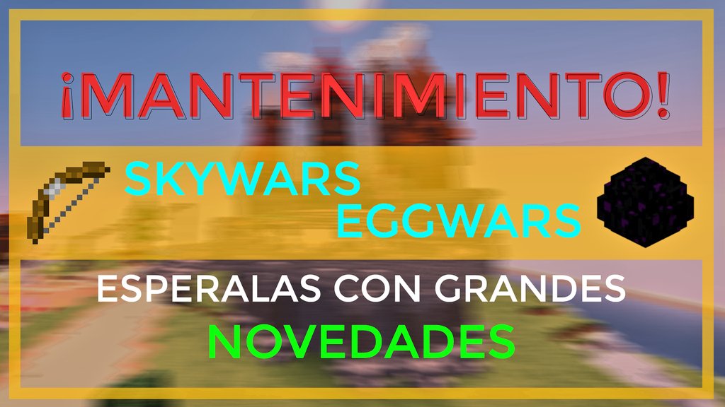 🚦¡MANTENIMIENTO! 🚥

Se ha iniciado un mantenimiento para incluir grandes novedades a las modalidades que obviamente serán increíbles y emocionantes.
No se tiene una hora de finalización ya que se estará trabajando arduamente para completar todas las ideas. (Equipo Directivo)