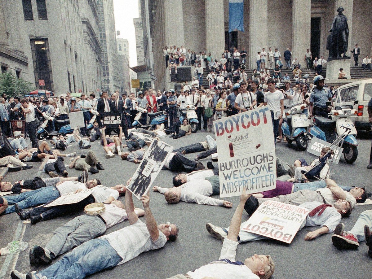 museumofpr's tweet photo. When many were afraid of HIV/AIDS, #ACTUPNY was successful in bringing attention to the #AIDS crisis with determination through protests and demonstrations (sometimes considered aggressive.) Learn more about the impact of HIV/AIDS 6/30 @ 6:00pm ET: https://t.co/CzFK1ML5sj https://t.co/8Wc4dI8DW7