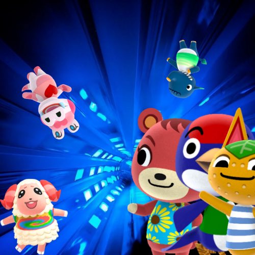 #animalcrossing We made it to Space Mountain! So many of us are having fun blasting off through the cosmos, WOOHOO!