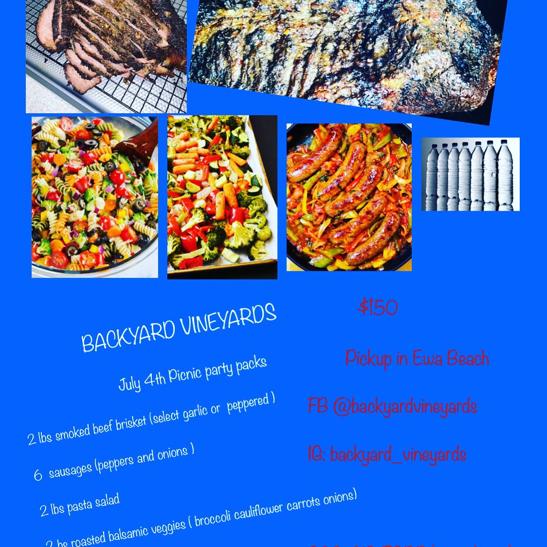 Why cook when you can order. @backyard_vineyards