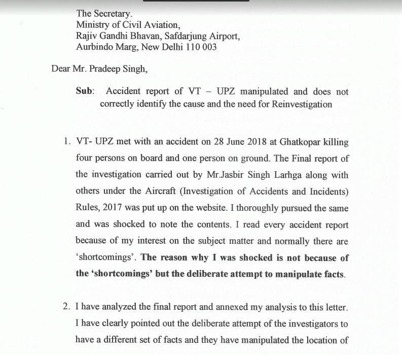 flyingamit's tweet photo. The technical analysis can be read here. @PMOIndia @MoCA_GoI #Ghatkoparcrash #JusticeforGhatkopar #ReOpenInvestigation https://t.co/C9knrWRpdM @TOIIndiaNews @htTweets @TimesNow @republic @icao 2/2 https://t.co/m2z1CiMUZy