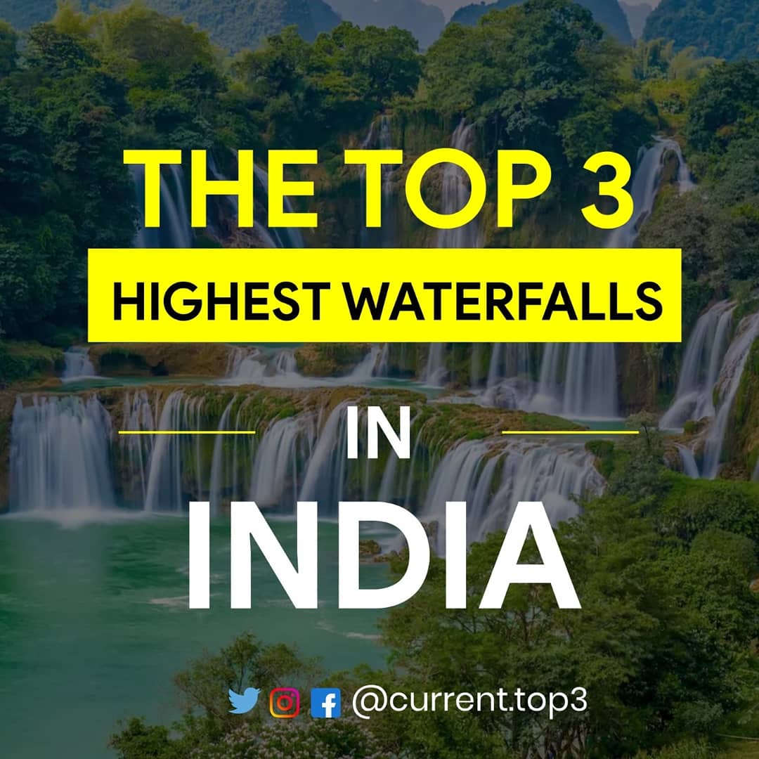 currenttop3's tweet photo. Top 3 highest waterfall in India.
..
..
..
..
#mountain #highest #waterfall #india #utrakhand #travel #tourism #water #more #friends 
#top3 #currenttop3 #best #fact #share #comment #like #funfact  
#fact #3top #dm #followformore #sharetheknowledge #awesomefacts #done https://t.co/KafvZjfpHk