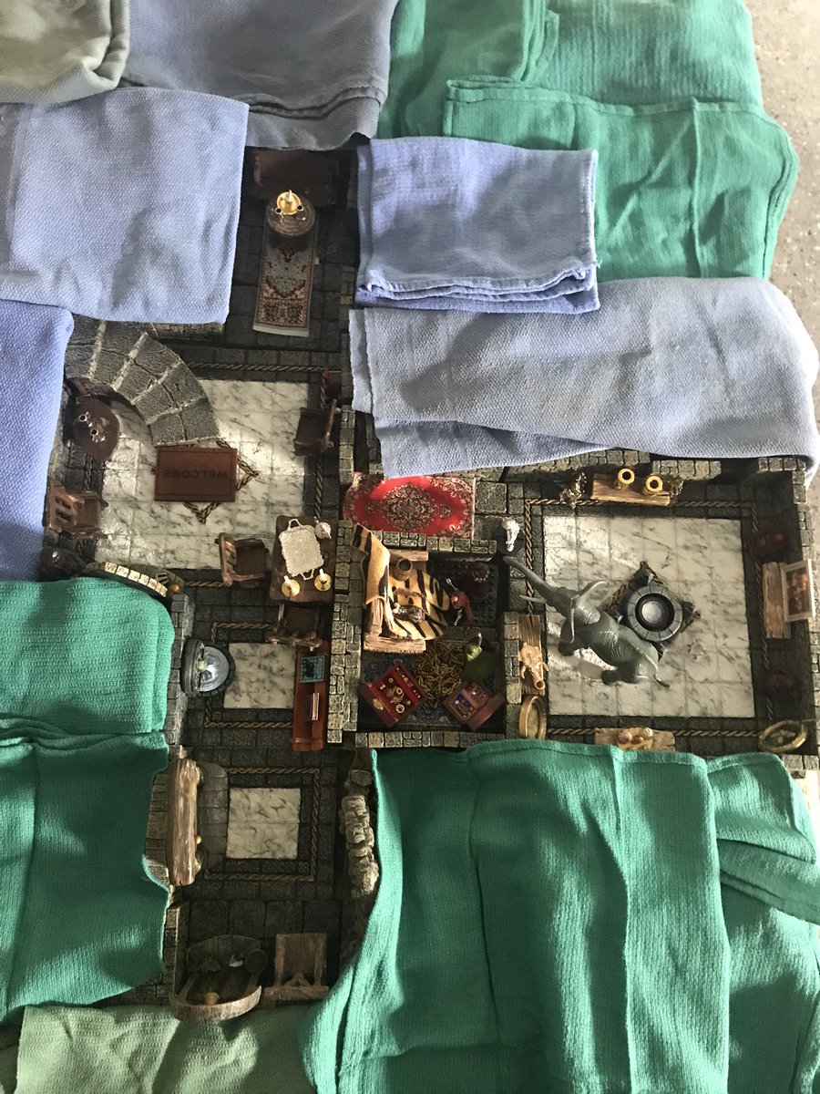 PadmesLover's tweet photo. Tomorrow afternoon we continue the #Greyhawk #ADnD adventure #G1SteadingOfTheHillGiantChief

The adventures slew Queen Dimples,  but why the unholy alliance between all Giantkind?

#DnD #dungeonsanddragons #dwarvenforge @dwarvenforge #TTRPG https://t.co/uktppA3Zjy