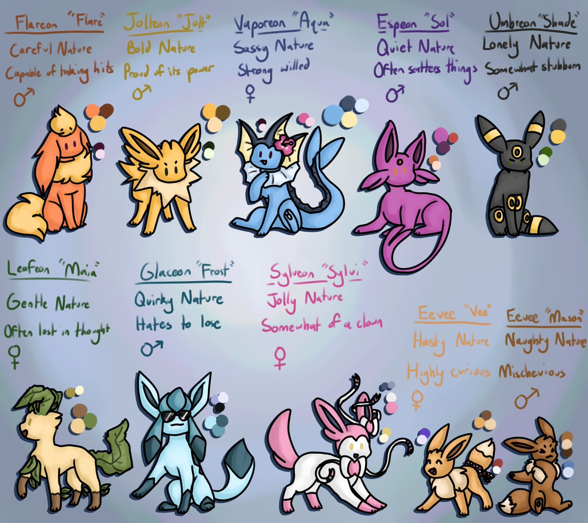 Eevee, Leafeon \u0026 Glaceon Pokémon Pins (3-Pack) | Pokémon Center Official  Site, image size:1200x1067