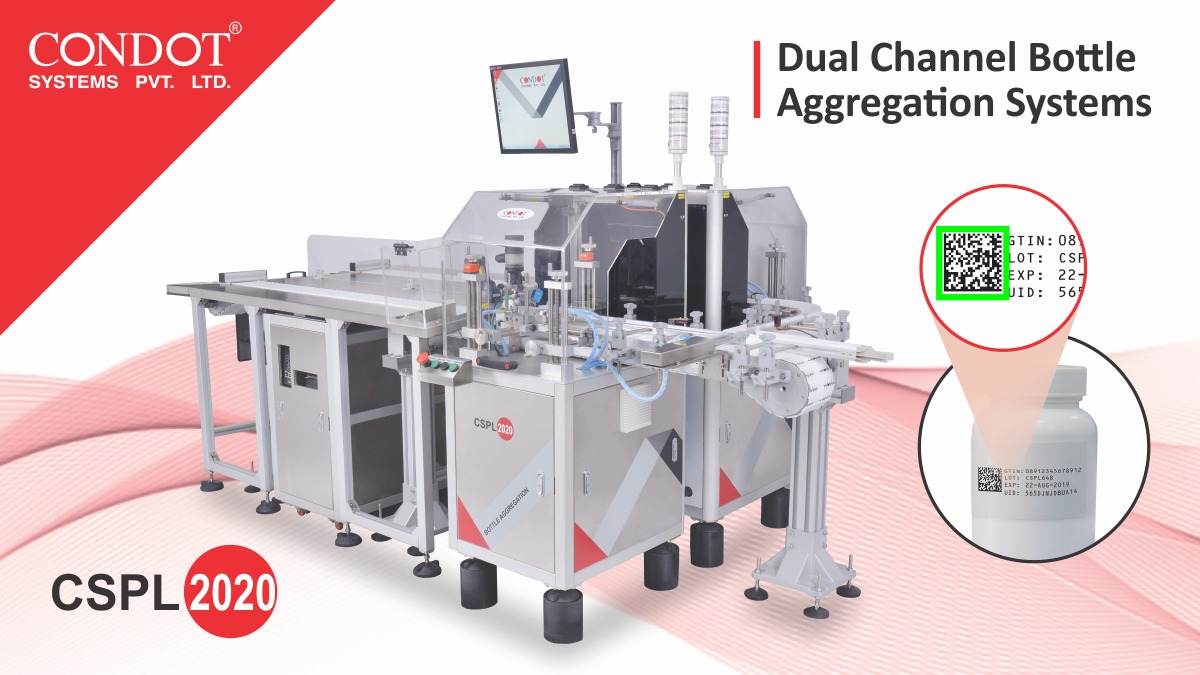 condot_systems's tweet photo. #CSPL2020 High Speed Bottle Aggregation System fulfill all requirements of #PharmaSerialization for #Traceability
:
To get solution
Can call us-: 22-26877023
Can mail us-: cspl@condotsystems.com
:
#TrackandTrace #TraceabilitySolutions
#Packaging #Serialization
#PharmaTraceability https://t.co/7FfckXSQcw
