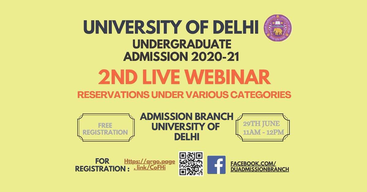DU Admission Branch tweet media