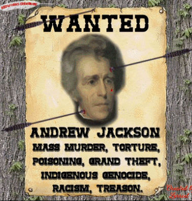 babacar14's tweet photo. @realDonaldTrump 🤞Ginger Hero. Andrew Jackson was a mass murderer &amp; a slave-whipper. https://t.co/2vO8INwJwa