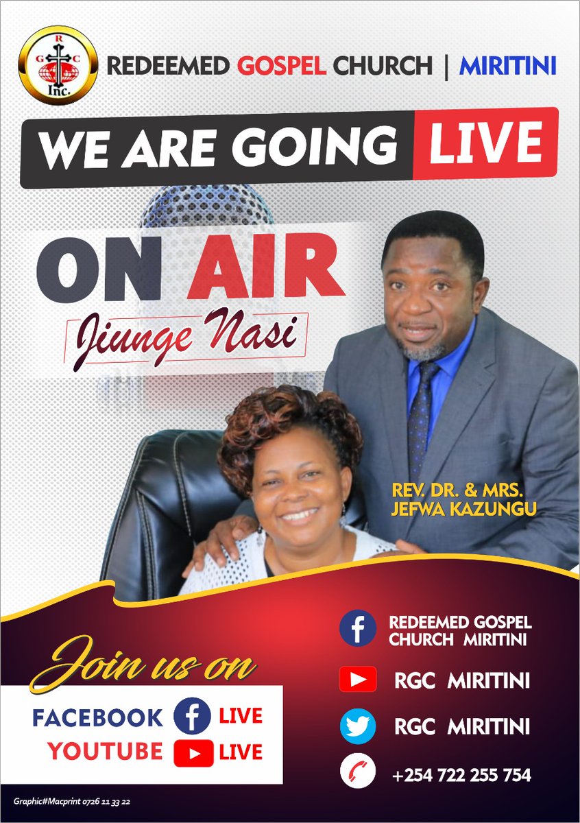 RgcMiritini's tweet photo. Praise God ,Hope you are doing well
We are about to go live  for our online Sunday service on our Facebook page:
 https://t.co/tDimlSJnuH 
Starting at 9:00 am
Stay tuned and be blessed. https://t.co/McmkwobqQQ