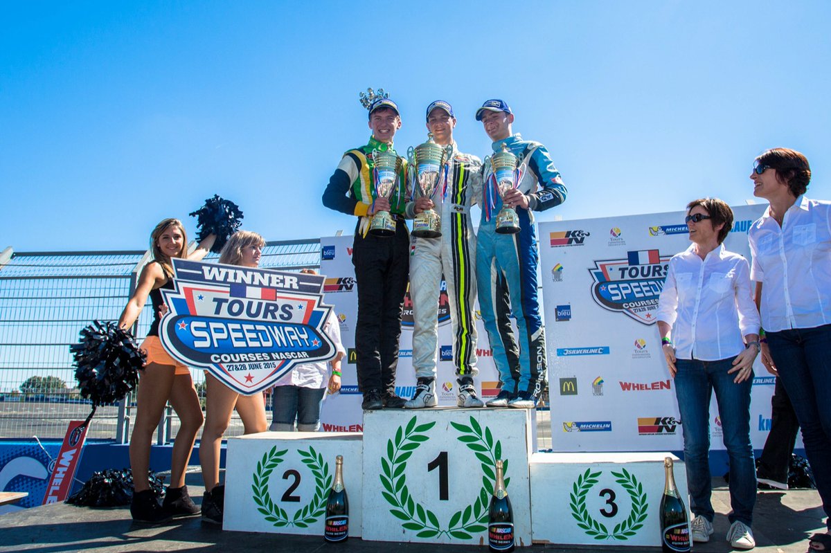 On this day in 2015 at #ToursSpeedway, <a href="/gimmyercoli/">Gianmarco Ercoli</a> won a fantastic battle with <a href="/FerrandoNASCAR/">Thomas Ferrando</a> for the win in EuroNASCAR 2 &amp; <a href="/ulyssedelsaux10/">Ulysse Delsaux</a> delivered his 1st career podium

#NASCAR #EuroNASCAR #PureRacing #NWES