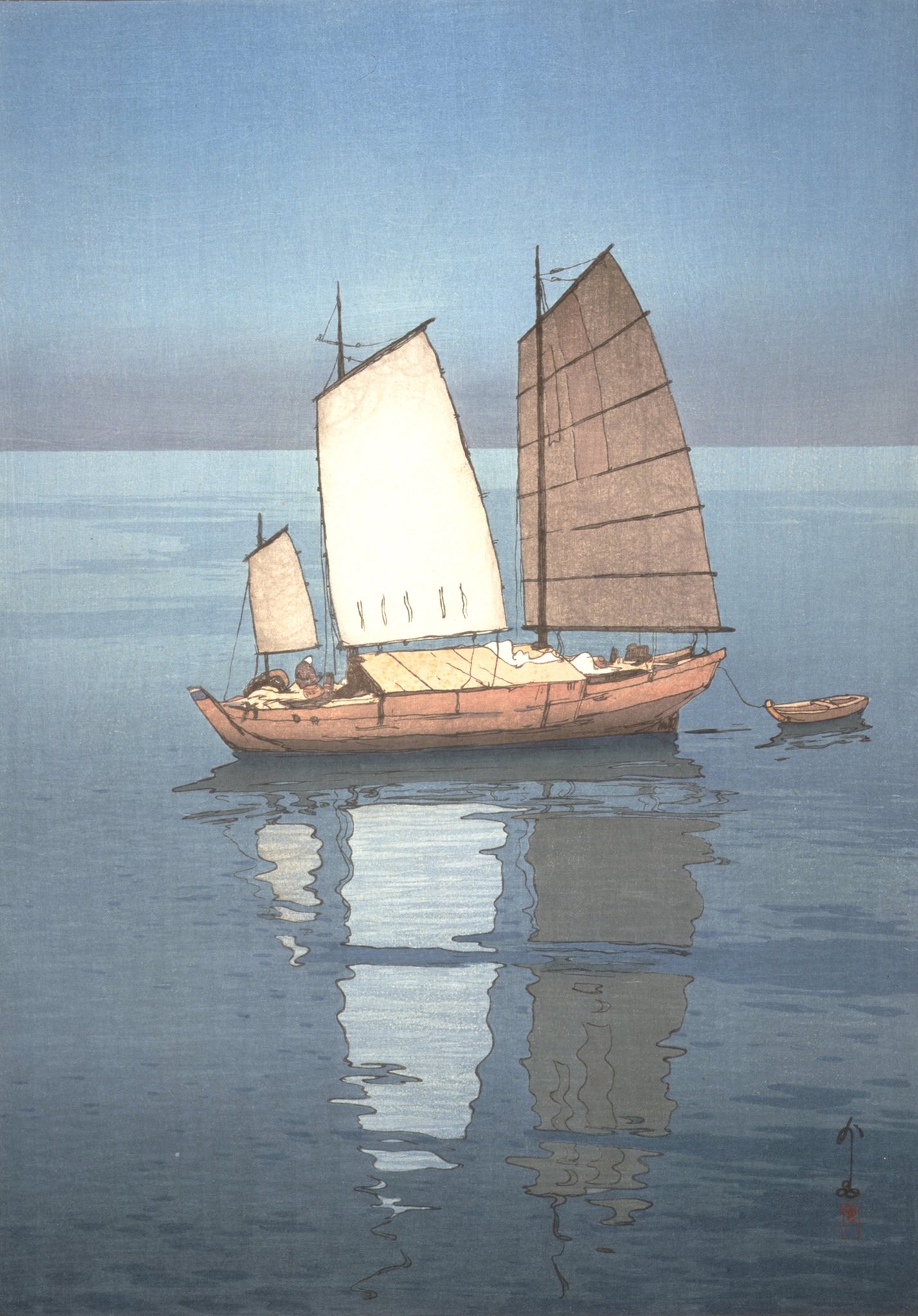 沸騰ブラドン エムオーエービジュツカン MOA美術館 в 帆船 „【瀬戸内海集 X: 版画