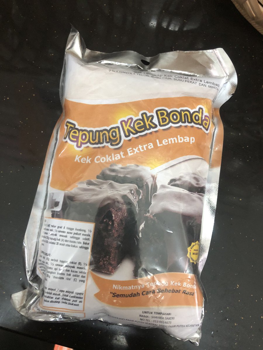 Dewi On Twitter You Guys Sedar Tak Kewujudan Tepungkekbonda Niii Senang Gilaaa Lepas Ni Nak Buat Kek Chocolateee Sedap Pun Sedappp Kalau Korang Nak Fancy Sikit Tambah Je Topping Sendiri Macam Kinder