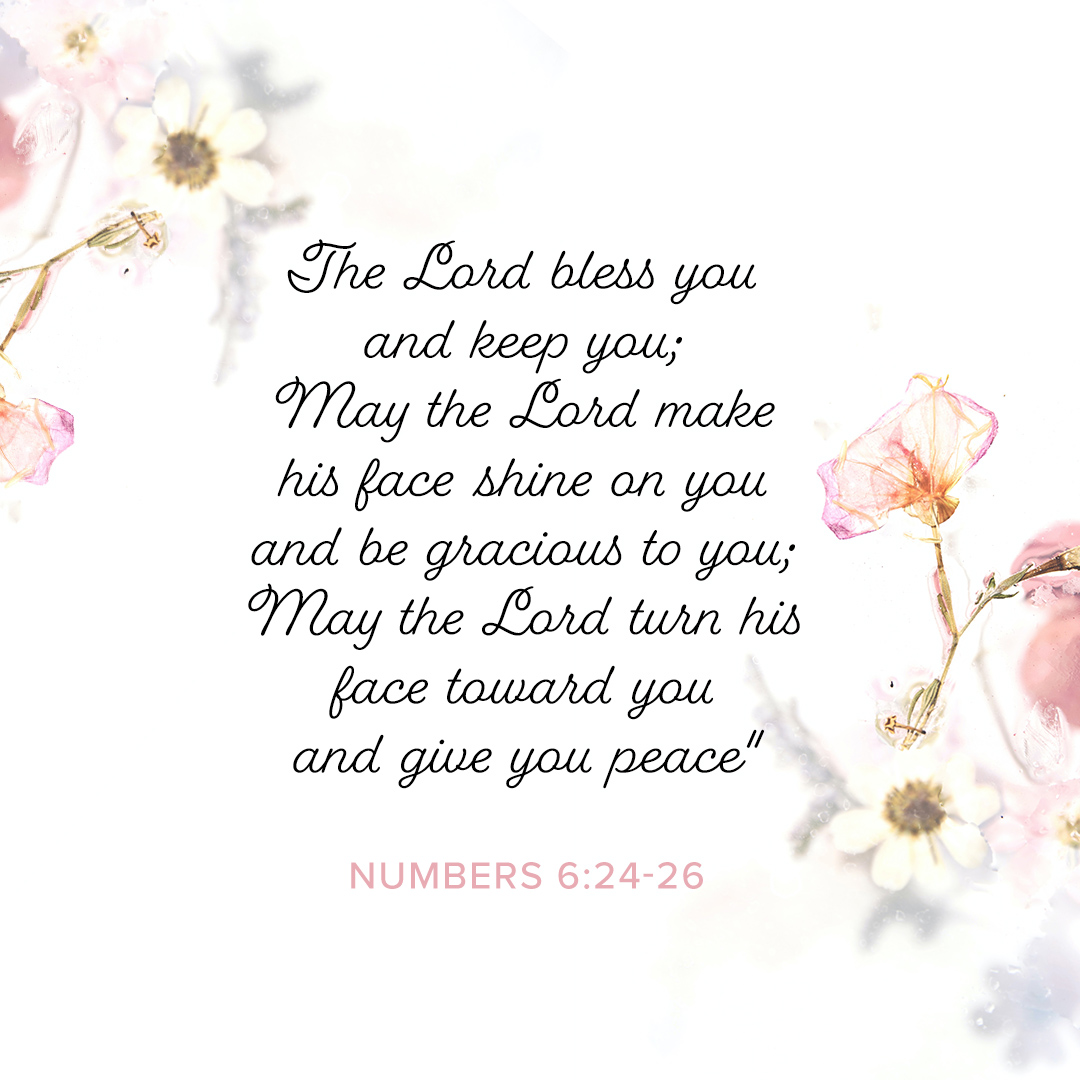 May you feel His face shine upon you + finding the peace you need for the coming week.

This Sunday Scripture is one of our Glory Haus family favorites! (Thanks,Susan Nichols!) 

#sunday #scripture #shine #peace #bless