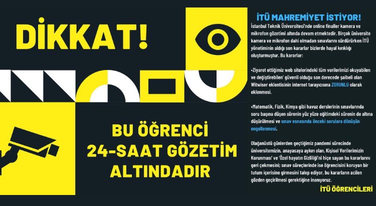 #İTÜmahremiyetistiyor