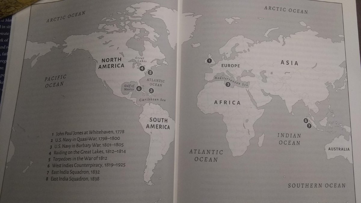 The book looks at 8 case studies from the Navy's early history. Lately I've been criticizing book titles for claiming too much. Arguably this book title doesn't claim enough re how relevant this book is for  #miltwitter readership. It isn't just an arcane dive into old stuff 2/