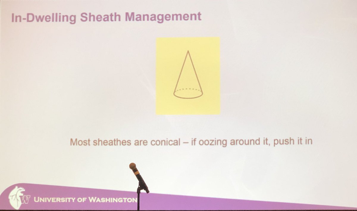 5/7 Remove peel-away sheath. Cinch Perclose around leave-in sheath. Suture sheath in at appropriate angle (after shallow initial access [cantalever principle a la  @J_M_McCabe]) and with sutures placed cranially to preserve forward sheath momentum...