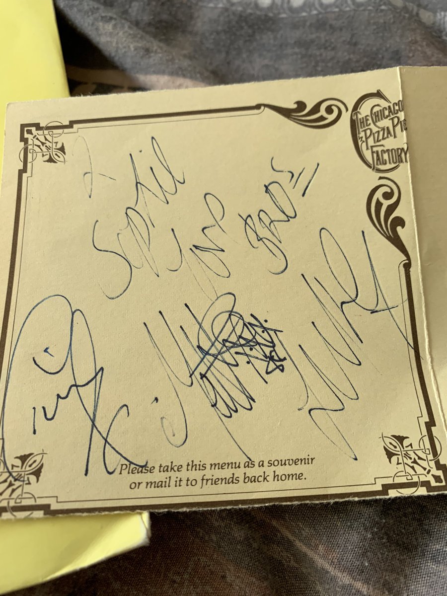 janereynoldswhi's tweet photo. Bought a 12 inch vinyl single of I quit yesterday and found this in the sleeve @mattgoss is this real? XxxHope your doing ok by the way #brosetteforever https://t.co/s227D2cdY7