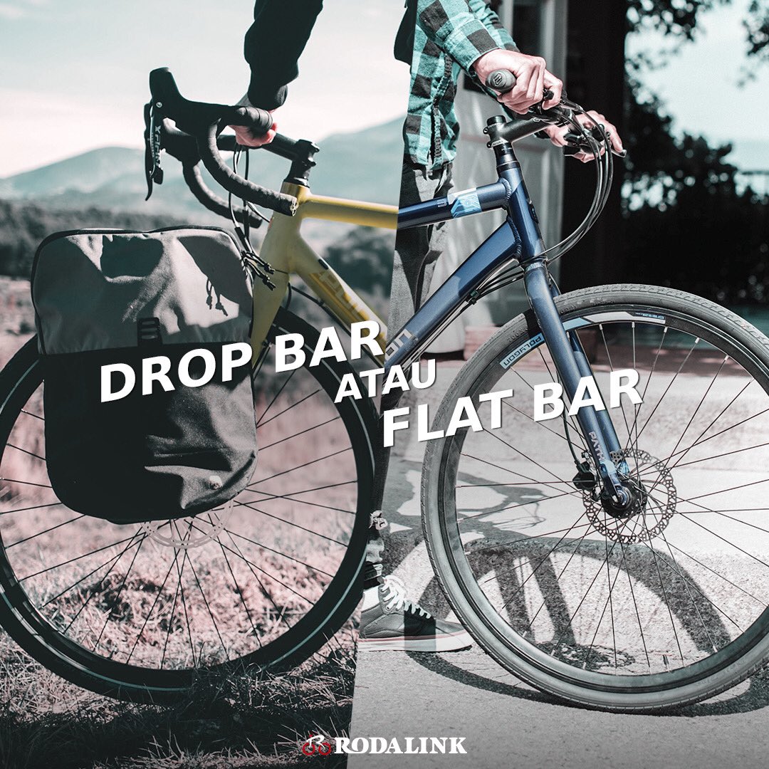Rodalink_Ind's tweet photo. Kamu tim drop bar atau flat bar nih? Lebih suka yang mana? Terus alasannya apa sih riders?
#dropbar
#flatbar
#Sepedaitubaik
#StayActive
#ridewithrodalink
#rodalink
#rodalinkindonesia https://t.co/559ARqpTwn