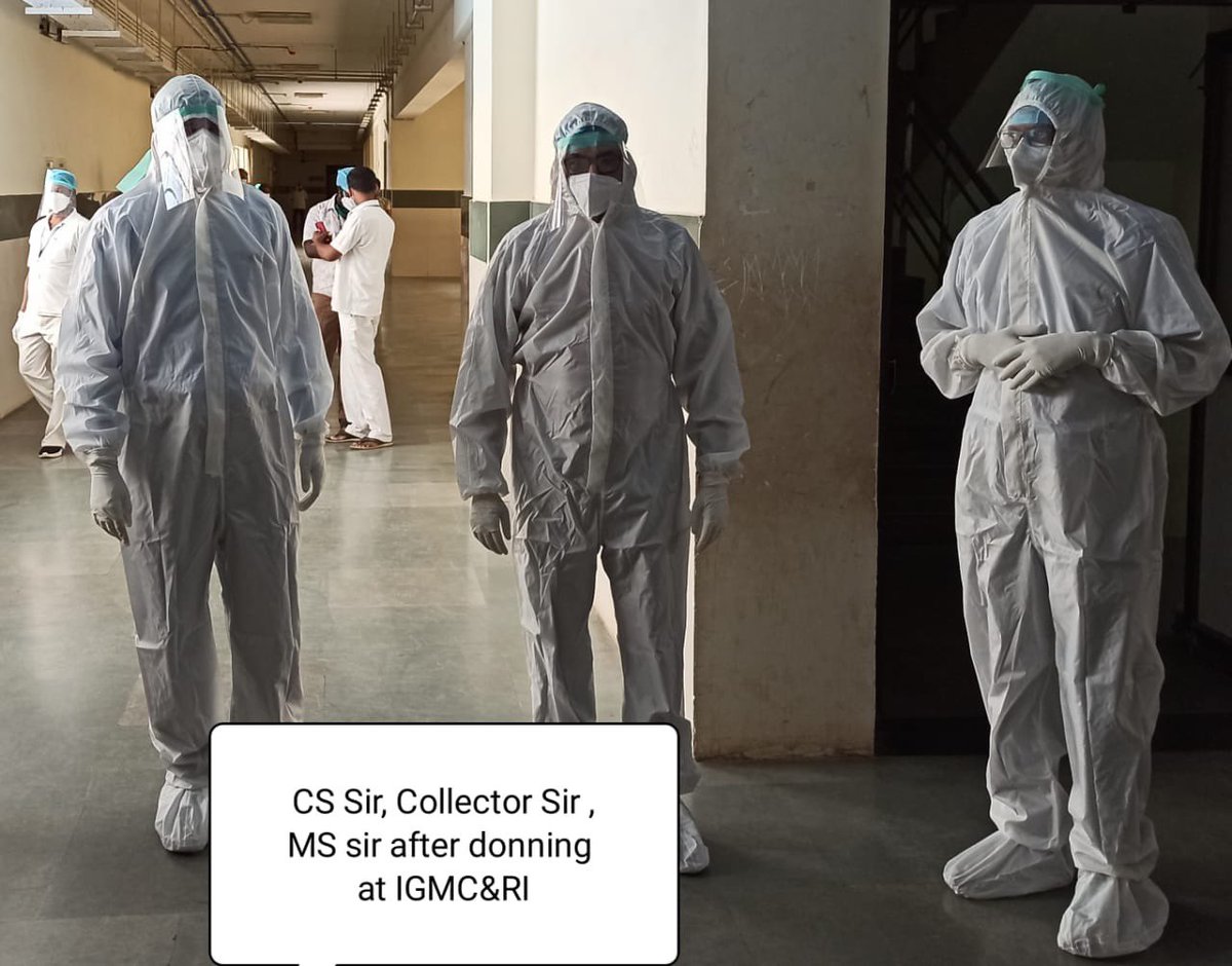 thekiranbedi's tweet image. Chief Secretary ⁦@AshwaniKumar_92⁩ along with Secretary Health ⁦@DocArunt⁩ / Collector visiting COVID hospital IGMC in Puducherry. All possible efforts afoot. 
While stabilising of neighbouring Tamil Nadu remains the key challenge for Puducherry.