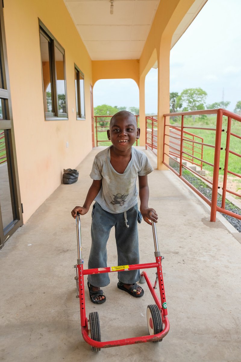Pictures of Physionet supplied equipment being well used at the Kekeli Centre, Ho, kekeli-ghana.org/home
Image may contain: 1 person, sitting