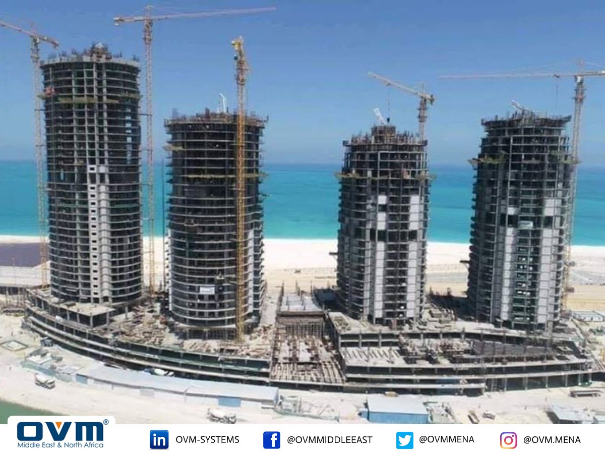 OVMmena's tweet image. {Update} Completion of Post-tensioning works for (C3) &amp;amp; (C4) Towers of Alamein Towers {LD01} Project, in New Alamein city in Egypt. 

Execution of PT Works through OVM Certified Applicator in Egypt: Orascom-CPD.

#OVM
#Post_Tensioning
#OVM_Featured_Projects