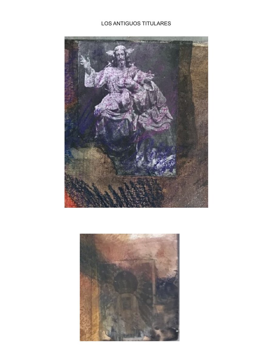 Desglose del cartel del 50 aniversario de la Bendición de nuestros Sagrados Titulares por parte de su autor <a href="/JMIMARTIN/">JUAN MIGUEL MARTIN MENA</a>