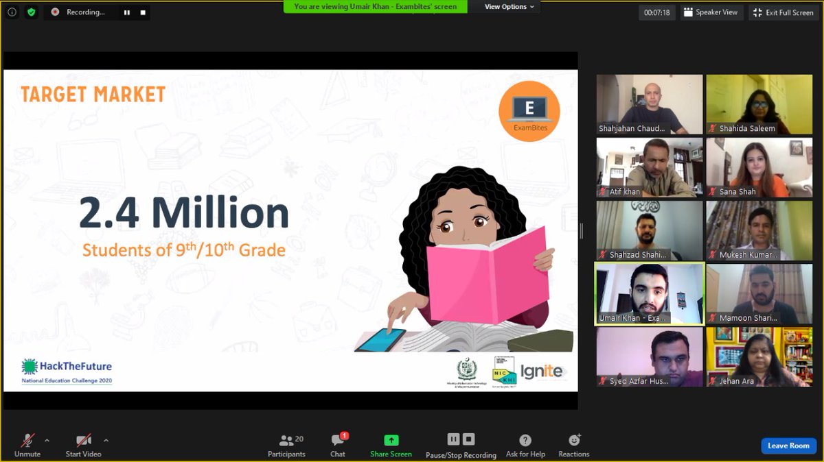 NIC_Karachi's tweet photo. The final competition keeps getting intense
#NEC2020, finalists are putting up a great show with their keenly researched ideas & proposals
Wishing them Best of Luck!
@NOWPDP, #ExamBites, #LearningPitch, #TRC, @HalagulaKids
#HackTheFuture
@IgniteNTF
@MoitOfficial
@LMKTOfficial https://t.co/2ALylOjQhY