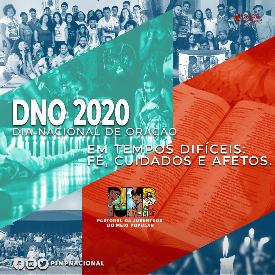 pjmpnacional's tweet photo. DNO 2020

✅ Tema: Em Tempos Difíceis: Fé, Cuidados e Afetos.
✅ Lema: Profetizas e Profetas, testemunhas do Reino de Deus.
✅ Iluminação Bíblica: "E vi um novo céu, e uma nova terra" (Apocalipse 21, 1)

#PJMPNacional
#PJMPBrasil
#DNO2020
#FÉ #CUIDADOS #AFETOS https://t.co/rqrdSwgaco