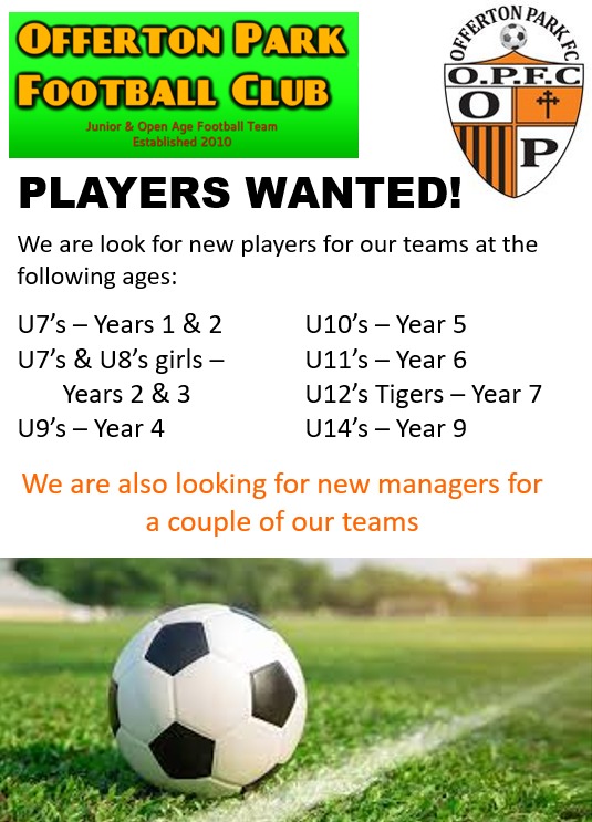 SPREAD THE WORD!⚽️🧡 #getintouch #offerton #stockportmetro #stockport #uptheoffey #juniorfootball #offertonparkfc #grassroots #grassrootsfootball