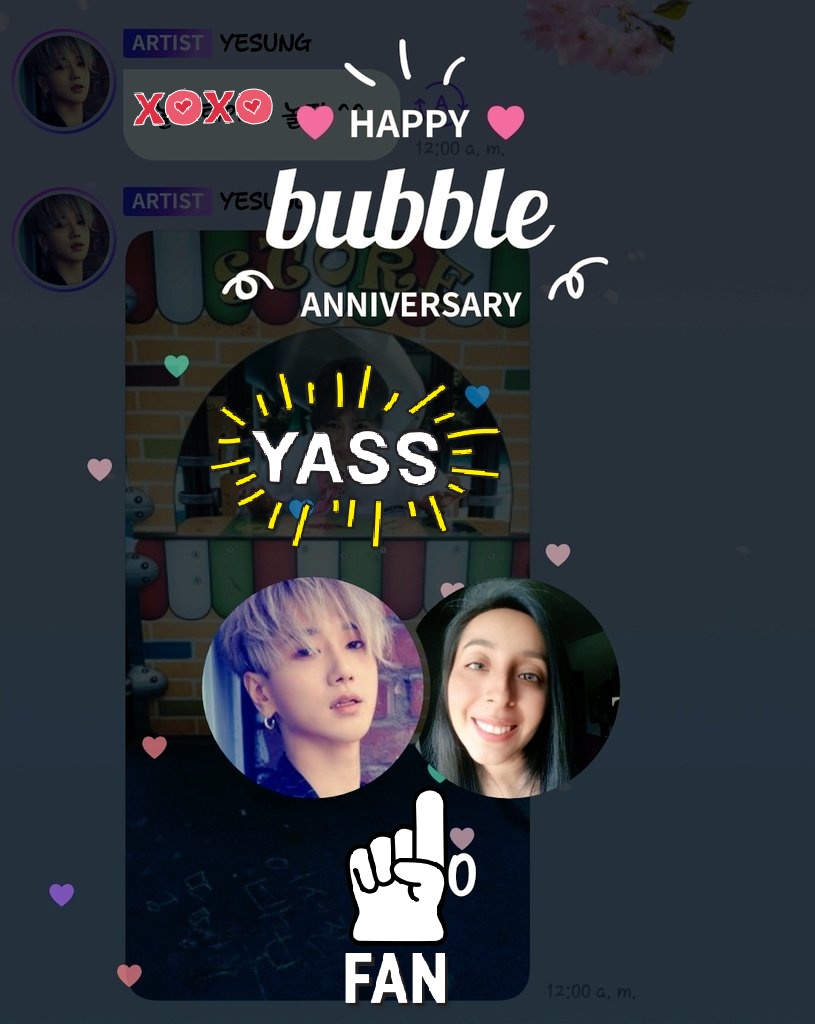 yessung_cloud's tweet photo. I'm so glad I decided to get your Bubble, to get to know a little bit more about you  

Thank you for taking the time to write us

Please be always happy  @shfly3424  #yesungbubble  #AlwaysWithYesung 💙 https://t.co/yt8TndMASy