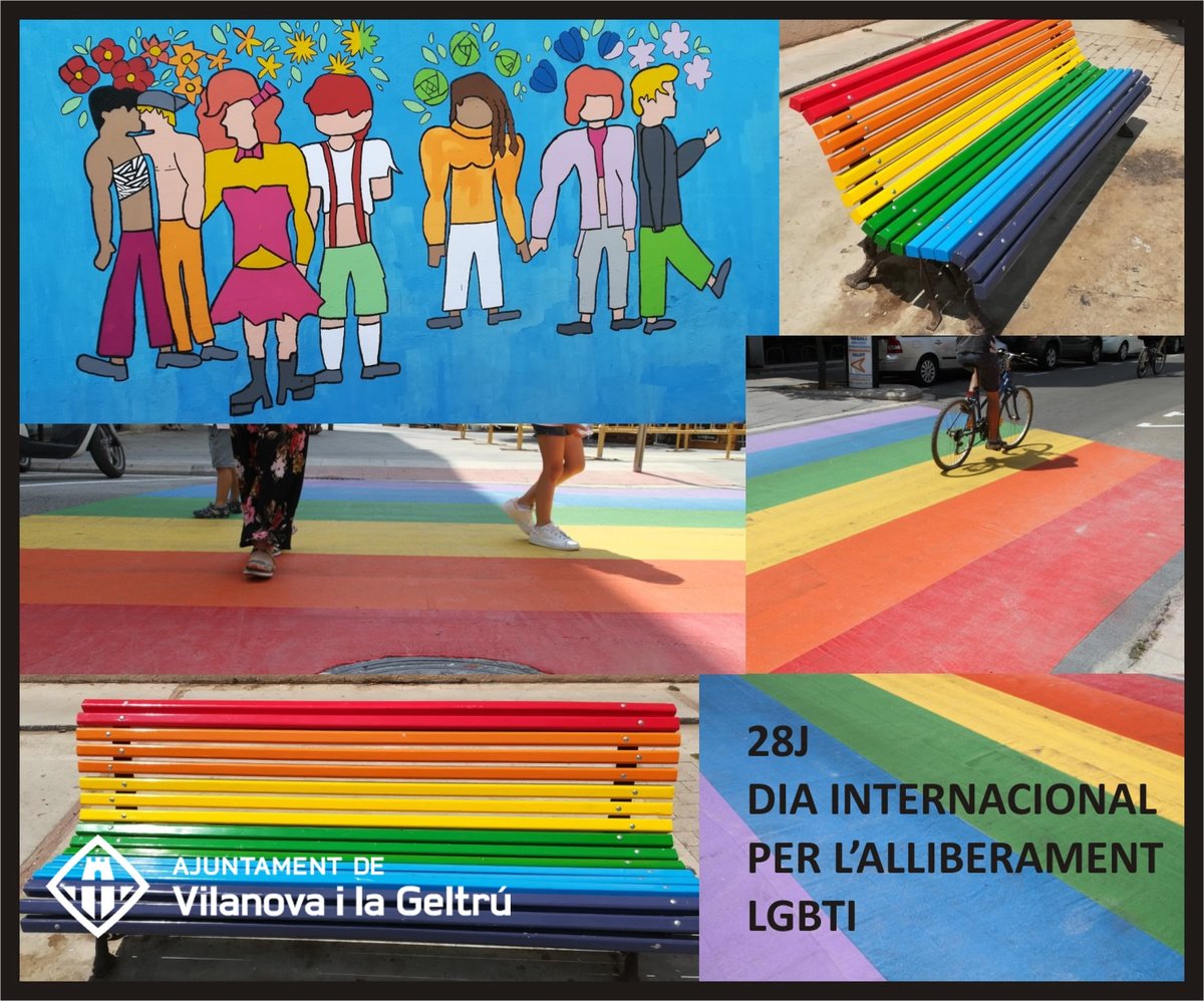 ajuntamentvng's tweet photo. 🏳️‍🌈 28 de juny. Dia Internacional de l'Alliberament LGTBI
#Un pas cap a la diversitat 
#La diversitat ens enriqueix
Xarxa SAI Vilanova i la Geltrú https://t.co/gQZI2s4uvq