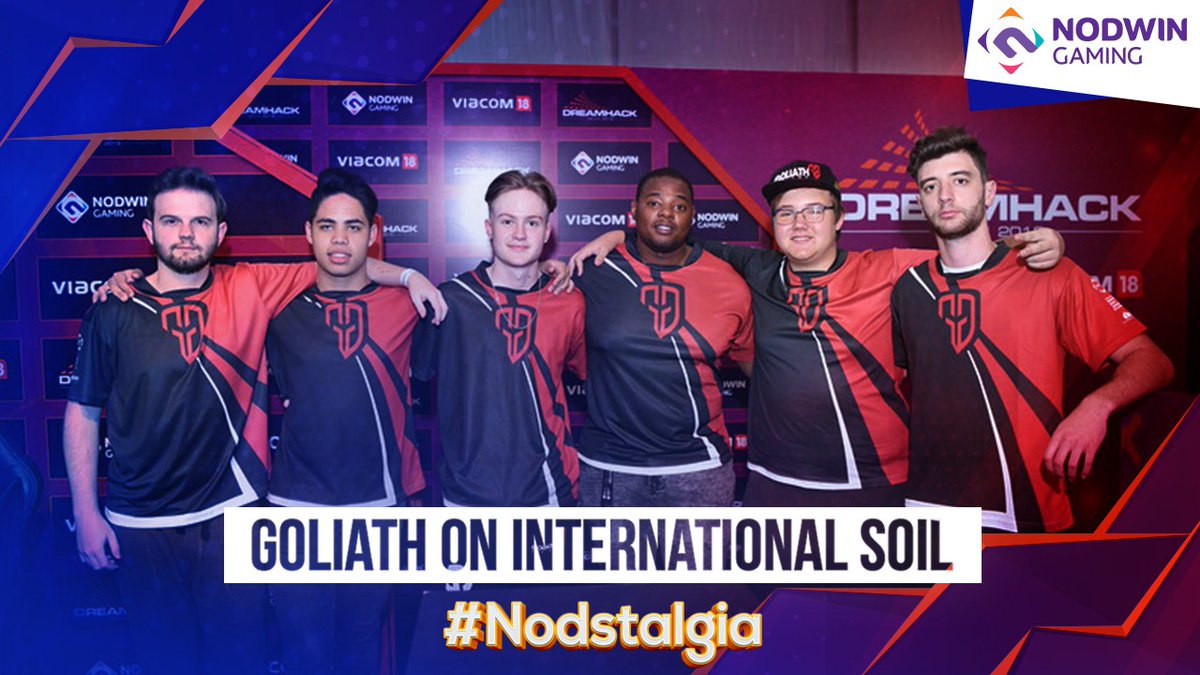 NODWINGamingAF's tweet photo. @GoliathGamingZA Gaming internationally competed for the first time in @DreamHack India 2019. Playing with Pro100, Lucid Dreams & Orgless5ive was a massive exposure for the team, as per the post-event interview & analysis.
#Nodstalgia #Dreamhack2019 #csgo #nodwingamingafrica https://t.co/It9i2rjNuJ