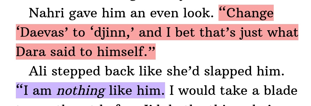 Ali in a weirdly way is just like Dara. In COB also, Dara told Ali that he sees himself in him.