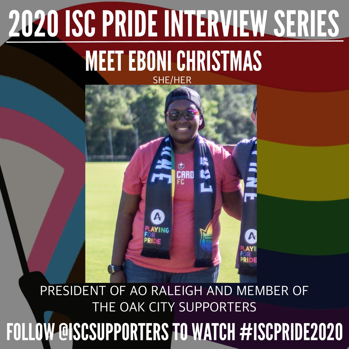 ISCSupporters's tweet photo. At 2pm ET, Lindsay Eanet a member of @ChicagoLocal134 and @TheRedLineSG will be talking with @EboniC25, who is the president of @AORaleigh and member of @OCSRaleigh. We're excited to hear from these two for #ISCPride2020! 

#MKOT | #CF97 | #WeAreNC https://t.co/YP2kCz4ciN