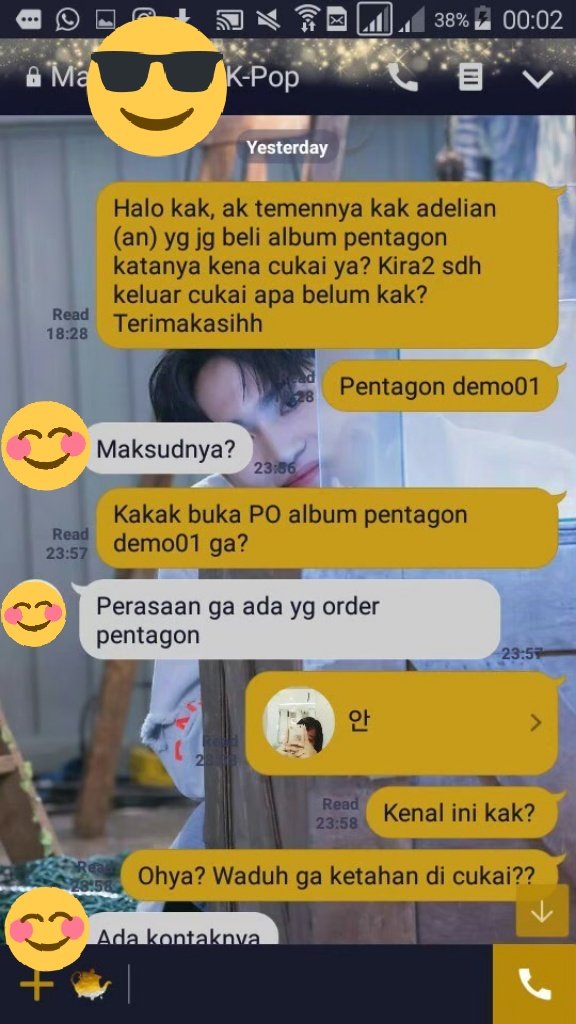 4. Bbrp saat kemudian jd ak dpt kontak angel & owner redkpop, ak udh chat & trnyata rani gaada pernah beli album/stuffs di 2 org ini, which mean, dia pake nama 2 org ini utk boongin kita. barang g diorder tp duit customer ud masuk semua. paniklah hayati  #MadeliaRaniscam