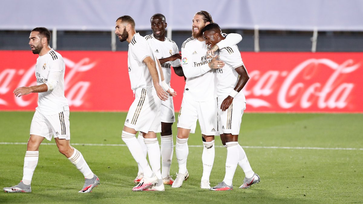 MadridSports_'s tweet photo. 🙌 ¡Buenos días, madridistas! 

Qué partido tan importante toca hoy.... 

¡Solo vale ganar! #HalaMadrid https://t.co/UqlPuhytHF