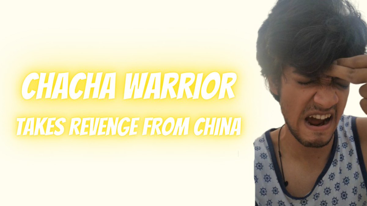 moohitbuzz's tweet photo. Chacha Warrior Takes Revenge From China | Mohitbuzz https://t.co/7qe9FJW8Rp via @YouTube #PUBG #ChinaGetOut #mohitbuzz https://t.co/ZX8AmFu7LT
