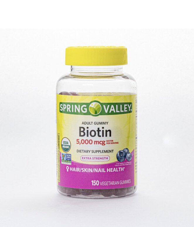 b vitamins are literally a lifesaver. biotin is a b vitamin that helps thinning hair grow back thicker, it& #39;s known as a miracle hair supplement and it deserves it. i take 2 gummies (10mcg). b12 is another essential one for promoting hair growth by producing needed red blood cells